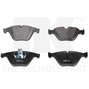 Jeu de 4 plaquettes de frein avant NK OEM 34116775314