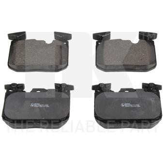 Jeu de 4 plaquettes de frein avant NK OEM 34116857968