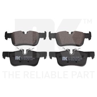 Jeu de 4 plaquettes de frein arrière NK OEM 34216859917 Jeu de 4 plaquettes de frein arrière NK OEM 34216859917
