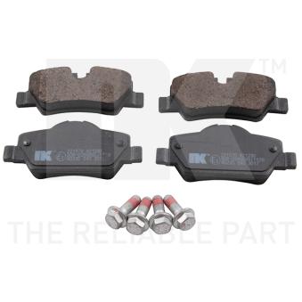 Jeu de 4 plaquettes de frein arrière NK OEM 34216871299