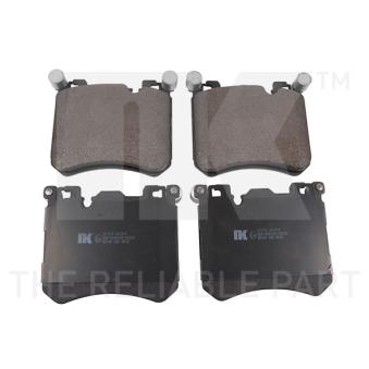 Jeu de 4 plaquettes de frein avant NK [221574]