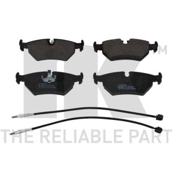 Jeu de 4 plaquettes de frein arrière NK [221940]