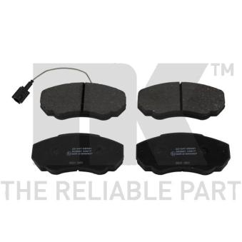 Jeu de 4 plaquettes de frein avant NK OEM 71772526