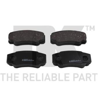 Jeu de 4 plaquettes de frein arrière NK OEM 425247