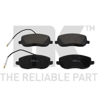 Jeu de 4 plaquettes de frein avant NK OEM 77364447 Jeu de 4 plaquettes de frein avant NK OEM 77364447