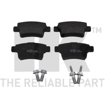 Jeu de 4 plaquettes de frein arrière NK OEM 1611141080 Jeu de 4 plaquettes de frein arrière NK OEM 1611141080