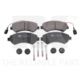 Jeu de 4 plaquettes de frein avant NK OEM 77366020