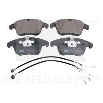 Jeu de 4 plaquettes de frein avant NK [221968]