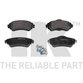Jeu de 4 plaquettes de frein avant NK 221970 pour CADILLAC CTS 1.2 THP 110 - 110cv