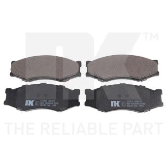 Jeu de 4 plaquettes de frein avant NK OEM DA060D1485