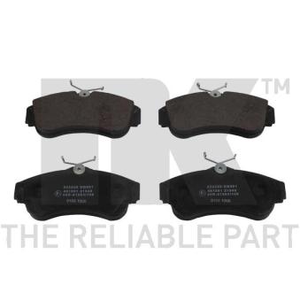 Jeu de 4 plaquettes de frein avant NK OEM 410602F026