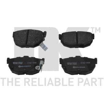 Jeu de 4 plaquettes de frein arrière NK OEM 583022FA00