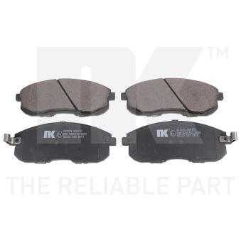 Jeu de 4 plaquettes de frein avant NK OEM AY040NS048