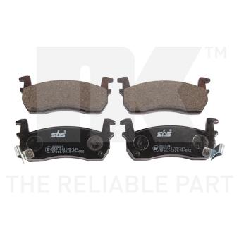 Jeu de 4 plaquettes de frein avant NK OEM 4106005B26