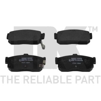 Jeu de 4 plaquettes de frein arrière NK OEM AY060NS015