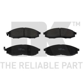 Jeu de 4 plaquettes de frein avant NK OEM D1060VK100