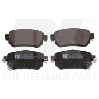 Jeu de 4 plaquettes de frein arrière NK OEM 440603981R