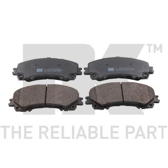 Jeu de 4 plaquettes de frein avant NK [222286]