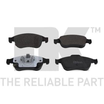 Jeu de 4 plaquettes de frein avant NK 2223102 pour PONTIAC PHOENIX 1.6 E-torQ - 110cv