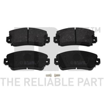 Jeu de 4 plaquettes de frein avant NK OEM 0792589