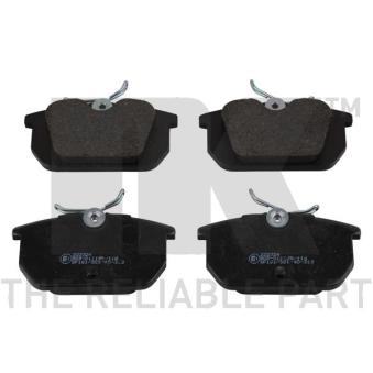 Jeu de 4 plaquettes de frein arrière NK 222324 pour DS N°4 1.8 i - 110cv