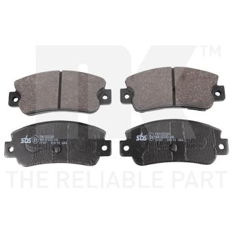 Jeu de 4 plaquettes de frein arrière NK OEM 9940969 Jeu de 4 plaquettes de frein arrière NK OEM 9940969