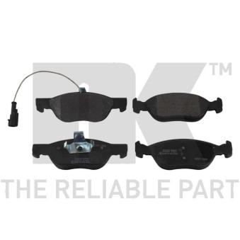 Jeu de 4 plaquettes de frein avant NK OEM 77362316