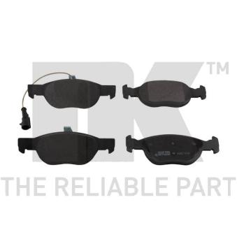 Jeu de 4 plaquettes de frein avant NK OEM 9947600