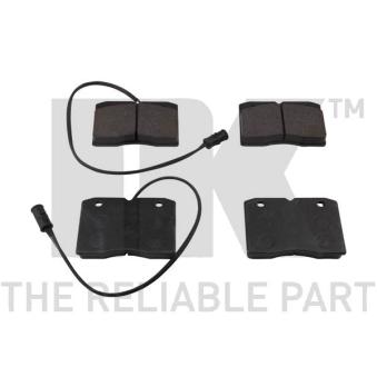 Jeu de 4 plaquettes de frein avant NK [222343]