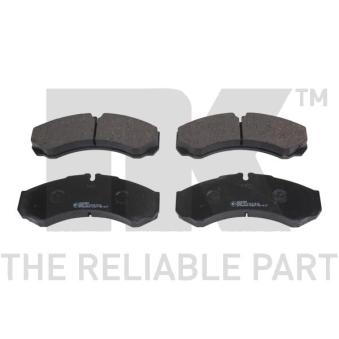 Jeu de 4 plaquettes de frein avant NK [222358]