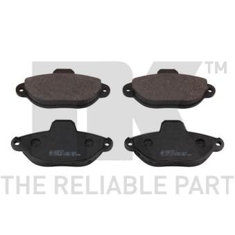 Jeu de 4 plaquettes de frein avant NK OEM 77368201