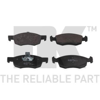 Jeu de 4 plaquettes de frein avant NK OEM 77362205