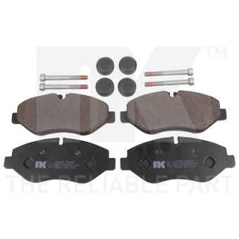 Jeu de 4 plaquettes de frein avant NK OEM 5801268964 Jeu de 4 plaquettes de frein avant NK OEM 5801268964