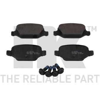 Jeu de 4 plaquettes de frein arrière NK OEM 8450102888