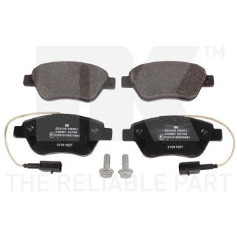 Jeu de 4 plaquettes de frein avant NK OEM 71770098