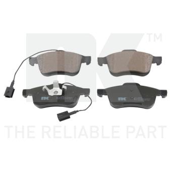 Jeu de 4 plaquettes de frein avant NK OEM 95518217 Jeu de 4 plaquettes de frein avant NK OEM 95518217