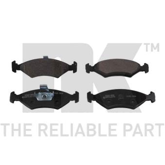 Jeu de 4 plaquettes de frein avant NK OEM 6147496