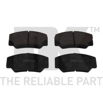 Jeu de 4 plaquettes de frein avant NK OEM 1659935