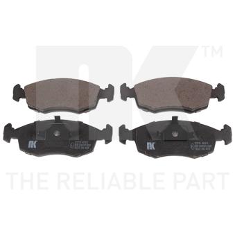 Jeu de 4 plaquettes de frein avant NK OEM 6189148