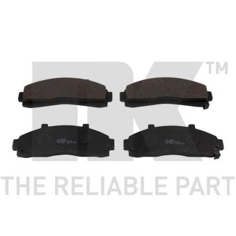 Jeu de 4 plaquettes de frein avant NK OEM F57Z2001AA Jeu de 4 plaquettes de frein avant NK OEM F57Z2001AA