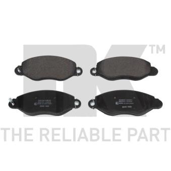 Jeu de 4 plaquettes de frein avant NK OEM 4095132