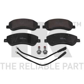 Jeu de 4 plaquettes de frein avant NK OEM 1721087