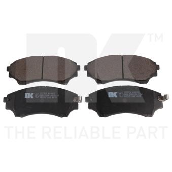 Jeu de 4 plaquettes de frein avant NK OEM UMY43328Z