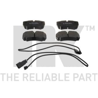 Jeu de 4 plaquettes de frein arrière NK OEM 1718023