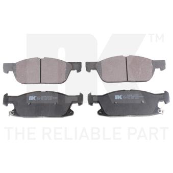 Jeu de 4 plaquettes de frein avant NK [222588]