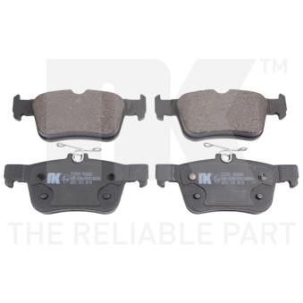 Jeu de 4 plaquettes de frein arrière NK OEM DG9C2M007CB