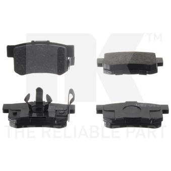 Jeu de 4 plaquettes de frein arrière NK OEM 43022TP6A00