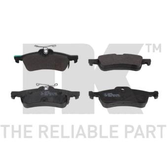 Jeu de 4 plaquettes de frein arrière NK OEM 43022TV0E00