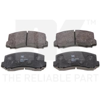 Jeu de 4 plaquettes de frein avant NK OEM MB277619