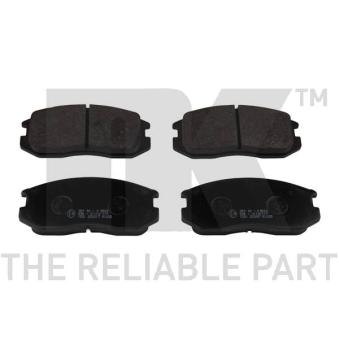 Jeu de 4 plaquettes de frein avant NK OEM MR389512